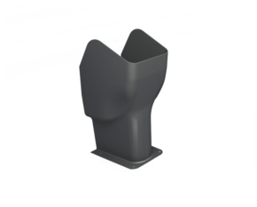 Кожух рулевой колонки (низ.)