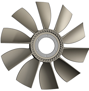 Крыльчатка  вентилятора обратного потока (толкающий) (650мм)