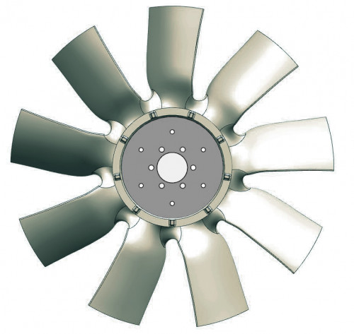 Крыльчатка вентилятора