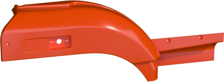 Панель передней части переднего крыла правая рестайлинг К3